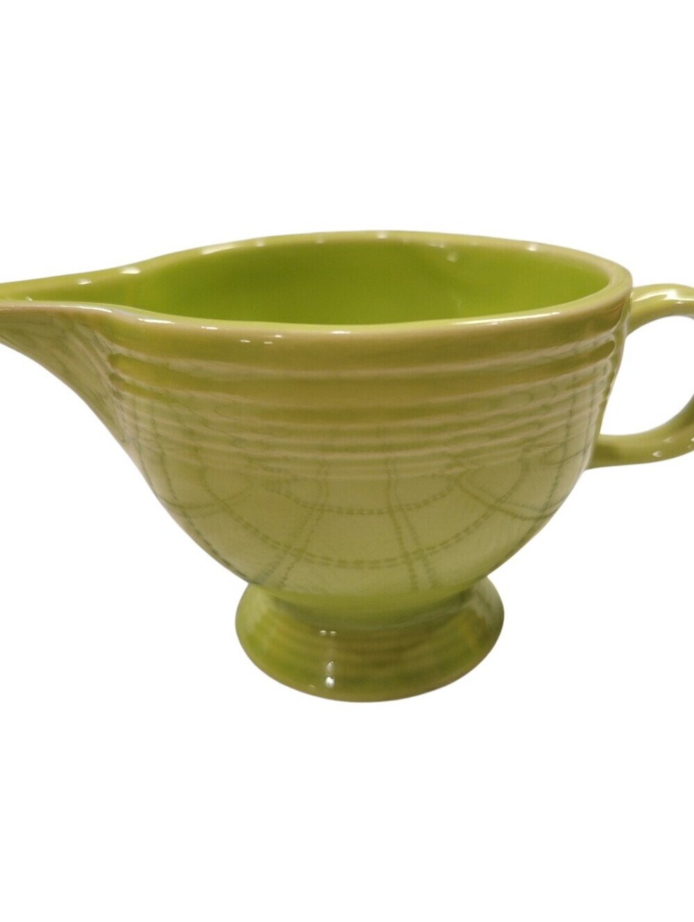 Fiesta Ware Chartreuse Individual Creamer | Retired Color | Homer Laughlin
